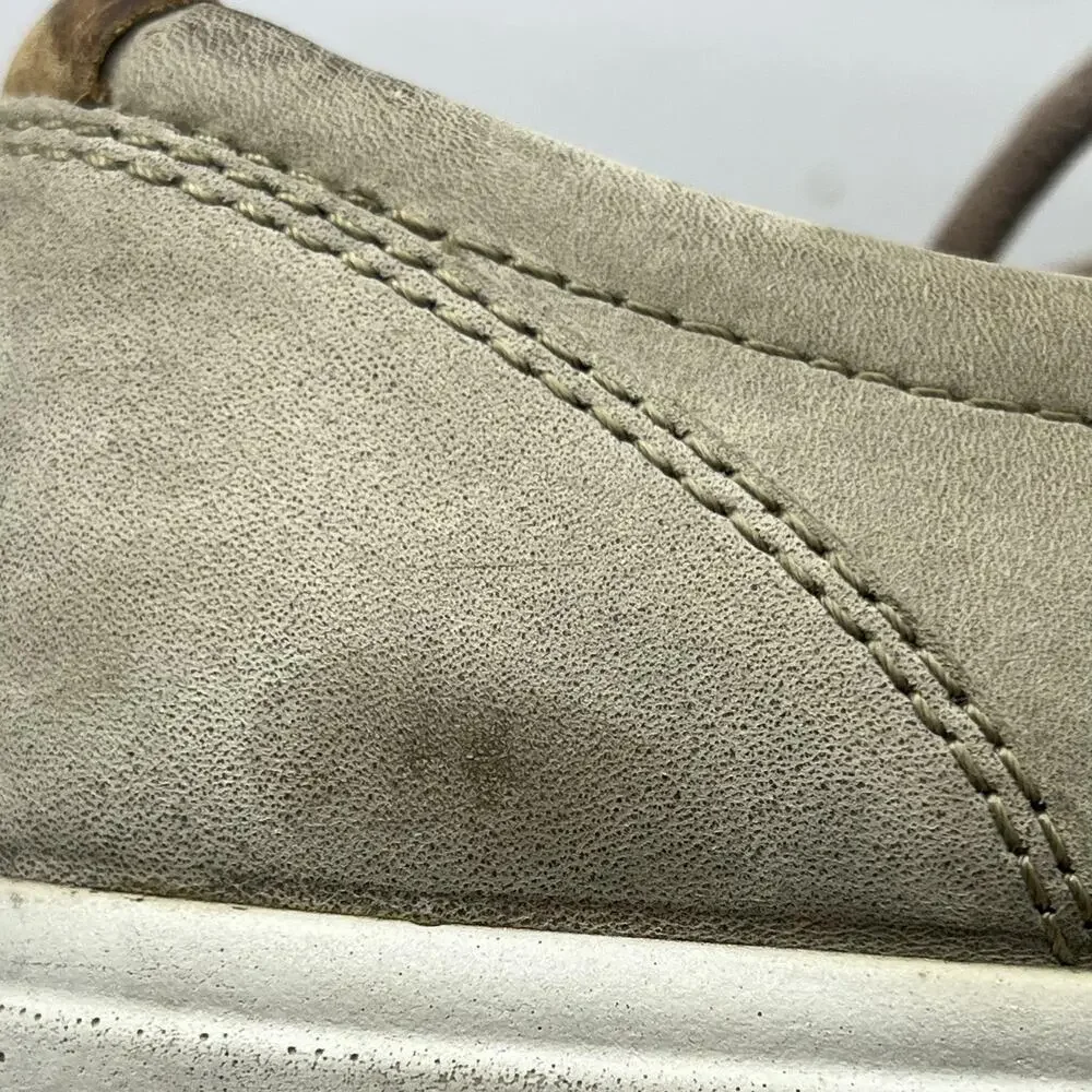 ECCO Soft 7 Casual Sneakers Men Size 11 US, 45 EU Brown Nubuck Comfort Low Shoes
